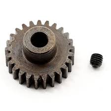 RRP8725   XHARD 5MM BORE .8MOD PINION 25T