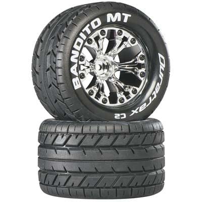 DTXC3505 Bandito MT 2.8" Truck Mntd 1/2" Offset Chrm (2)