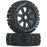 DTXC3616 	Lockup Buggy Tire C2 Mounted Spoke Black (2)