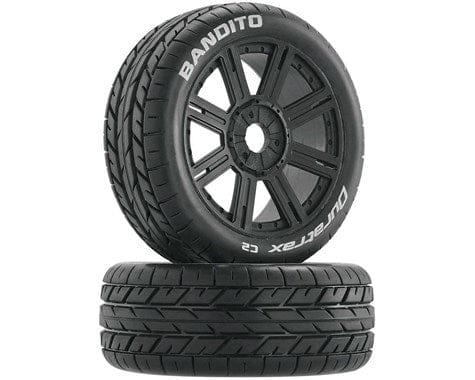 DTXC3655  Bandito Buggy Tire C2 Mounted Spoke Black (2)