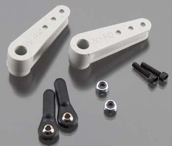 DUB3341 Long Dual Servo Arms (Long JR Servos), 2 pk