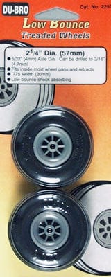 DUB225T Treaded Wheels 2-1/4" (2)