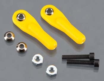 DUB2135Y Swivel Ball Link 2-56 w/Hardware Yellow (2)