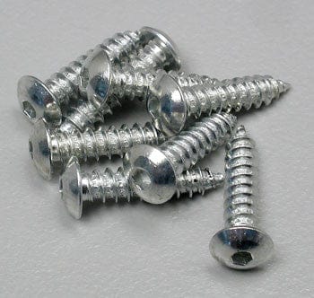 DUB527 Button Head Screws, 4 x 1/2" (8)