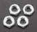 DUB564 Steel Hex Nuts,10-32