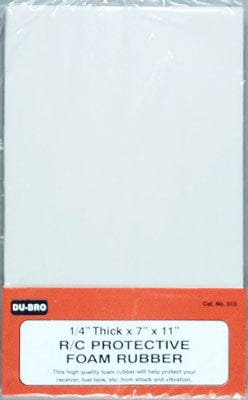 DUB513 Protective Foam Rubber Sheet, 1/4"
