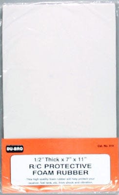 DUB514 Protective Foam Rubber Sheet, 1/2"..