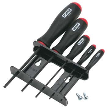 DUB706 Metric Ball Driver with Holder (5 pc)