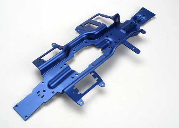 TRA5322 Traxxas Revo Chassis (3mm 6061 T-6 aluminum) (anodized blue)