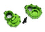 TRA8253G Traxxas Portal housings, inner (rear), 6061-T6 aluminum (green-anodized) (2)/ 2.5x10 CS (2)