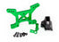 TRA6739G Traxxas Shock tower, front, 7075-T6 aluminum (green-anodized) (1)/ body mount bracket (1)