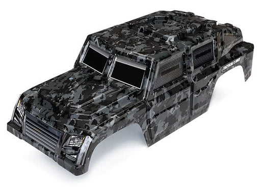 TRA8211X Traxxas Body, Tactical Unit, night camo (painted)/ decals