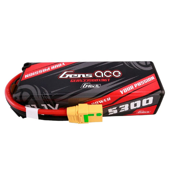 GEA533S60X9GT Gens Ace G-Tech 5300mAh 11.1V 60C 3S1P HardCase LiPo XT90-S