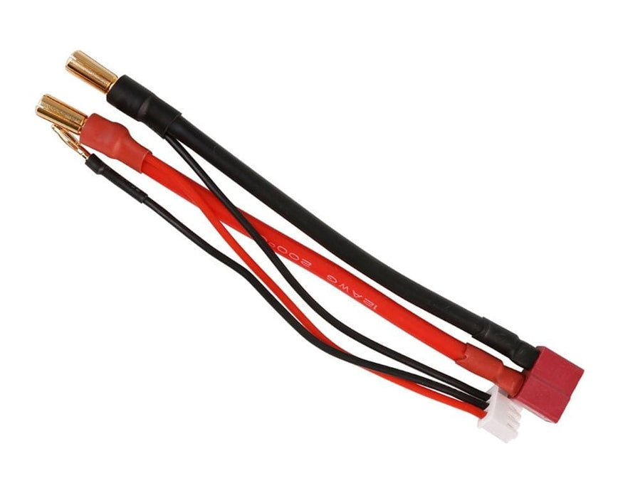 GEA5M2D Gens Ace 2S Charge Cable: 5.0mm Bullet To Deans (T-Plug)