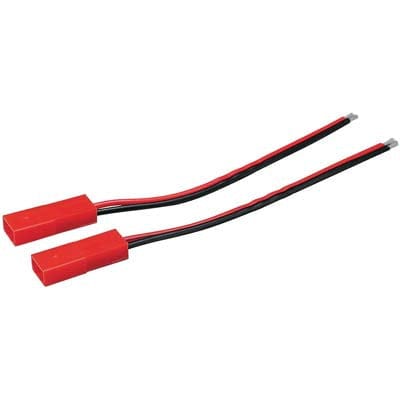 GPMM3107 ElectriFly Female 2-Pin Red Conn (2)