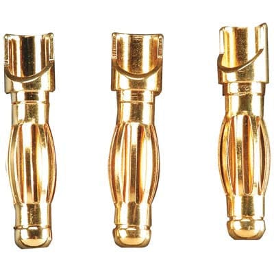 GPMM3114 Gold Plated Bullet Connector Male 4mm (3)