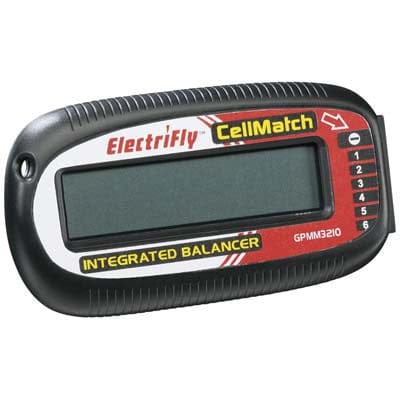 GPMM3210 Electrifly CellMatch LiPo 2-6S Balancer Meter w/LCD