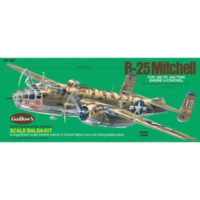 GUI805 Guillow North American B25 Mitchell
