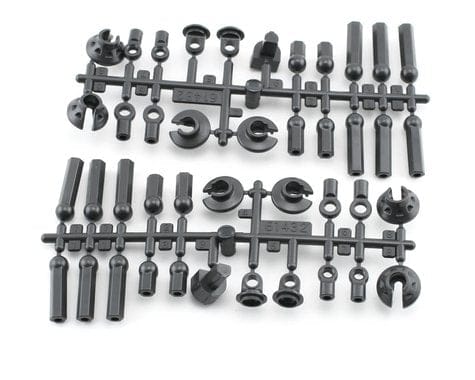 HBS61432 Racing Rod End/Shock Parts Set (2) (Cyclone D4)