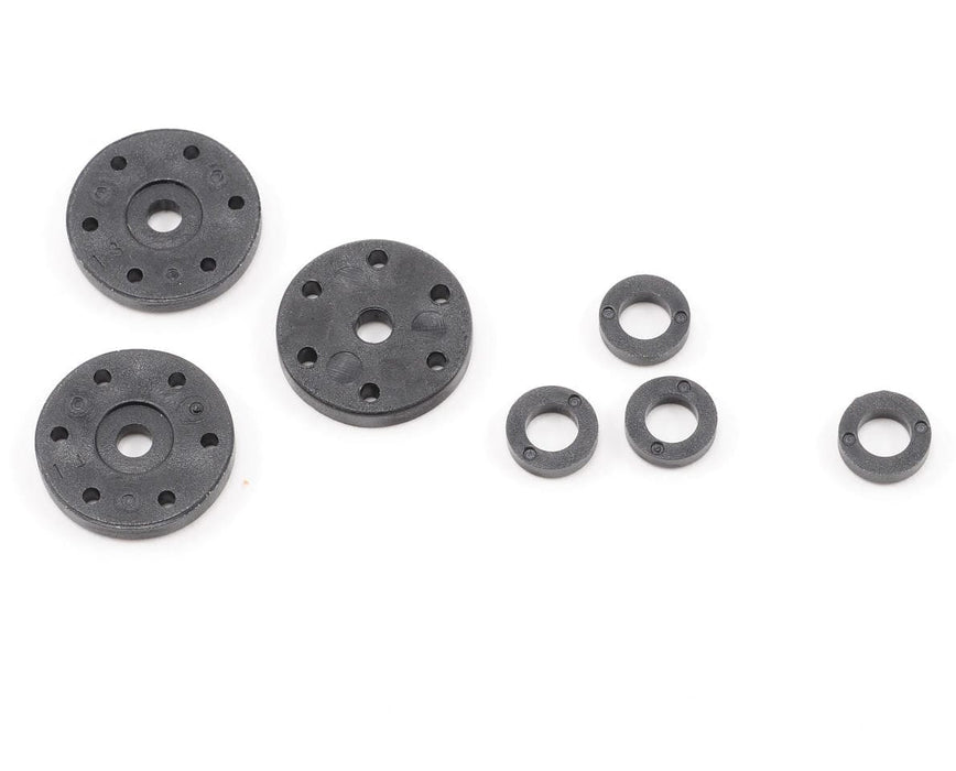 HBS67353 6-Hole Shock Piston Set (1.3/1.4/1.5mm): D8