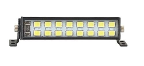 HDTLR05004 Hobby Details 1/10 Double Row Light Bar - 16 LED (White) 5-8V, Roof Mount, Receiver Plug 52x10.3mm