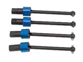 HDTLTX004B Hobby Details Traxxas 1/18 Teton Aluminum CVD Driveshafts(4)Blue