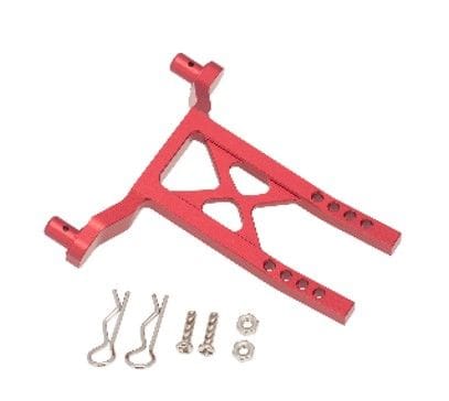 HDTLTX006A Hobby Details Traxxas 1/18 Teton Aluminum Rear Body Mount-Red