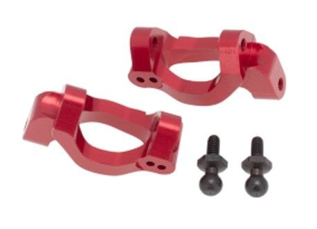HDTLTX009A Hobby Details Traxxas 1/18 Teton Aluminum Front C-Hub-Red