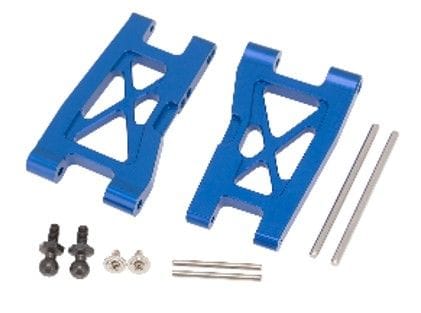 HDTLTX010B Hobby Details Traxxas 1/18 Teton Aluminum F/R Suspension Arm Blu