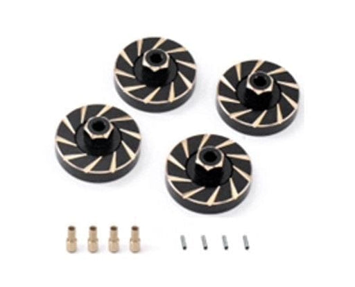 HDTTRX4M001 Hobby Details Brass Wheel Hex Counterweight,Traxxas TRX-4M (4)