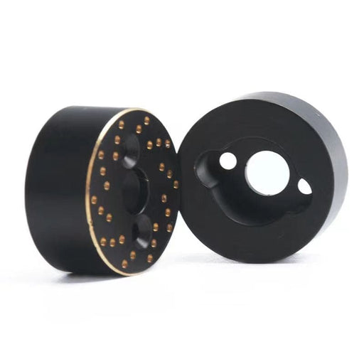 HDTTRX4M050 Hobby Details TRX-4M Brass Rear Axle Counterweight-Blk/Gold (2)