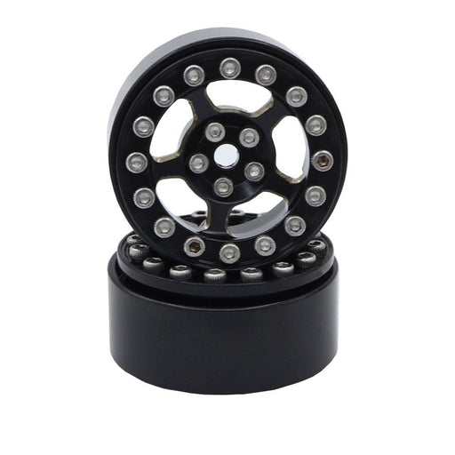 HDTTRX4M052 Hobby Details 1.0" Brass Five-Star Beadlock Wheel - TRX-4M (4)