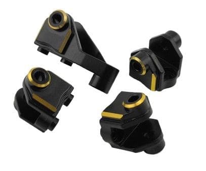 HDTUP02032 Hobby Details Traxxas TRX-4 Brass Axle Mount Set(Complete)-Black