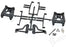 HPI105312 Shock Tower/Body Mount/Roll Bar Set