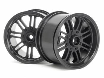 HPI3136 8-Spoke Wheel Black (2)