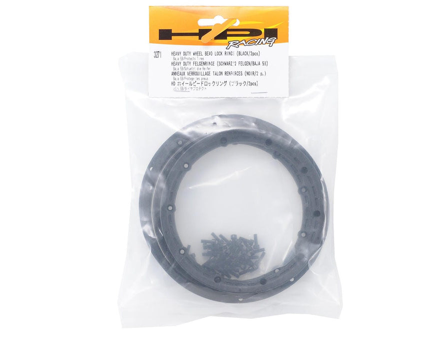 HPI3271 Wheel Beadlock Rings (Black)