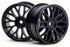 HPI3711 Mesh Wheel 26mm Blk (2)