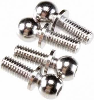 HPI86196 Ball 4.3x11.5mm Slvr (4)