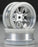 HPI3943 MX60 8-Spoke Wheel 6mm Offset Matte Chrome (2)