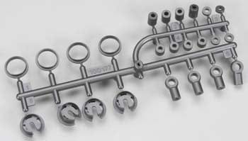 HPI104657 Molybdenum Shock Parts Set Gray