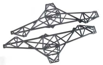 HPI85266 Main Chassis Set Black Wheely King