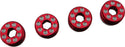 HRAAON21N02 Aluminum Delrin Cap Hub Nut Red: Arrma 1/8