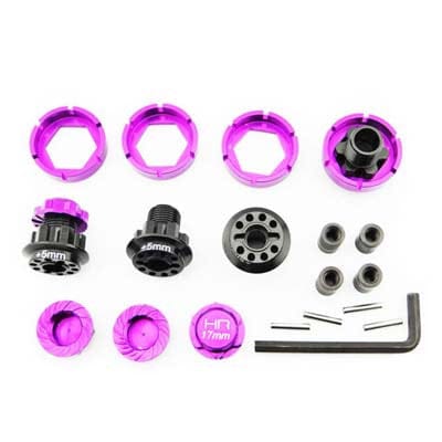 HSF10X07 17mm Flux Warlock Hex w/Serrated Nuts Sav Flux