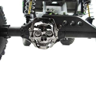 WRA12CT01 Metal Skull AR60 Diff Cover Black Chrome Wrai