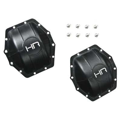 WRA12C01 Aluminum AR60 Axle Diff Covers Black Yeti Wrai