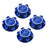 HRAXMX10N06 Aluminum 25mm Hex Serrated Nut Blue X-Maxx