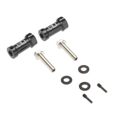 SCX10TT01  20mm Wheel Hub Extensions w/12mm Hex (2) SCX