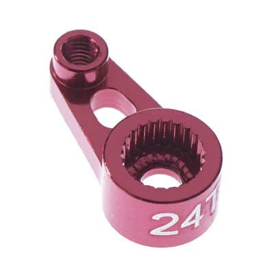 VXS24SH02 Aluminum Servo Horn 24T 1/16 Traxxas Red