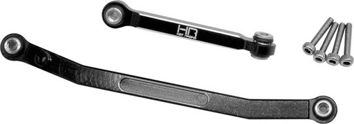HRASXTF49X01 Black Aluminum Fix Link Steering Rod SCX24