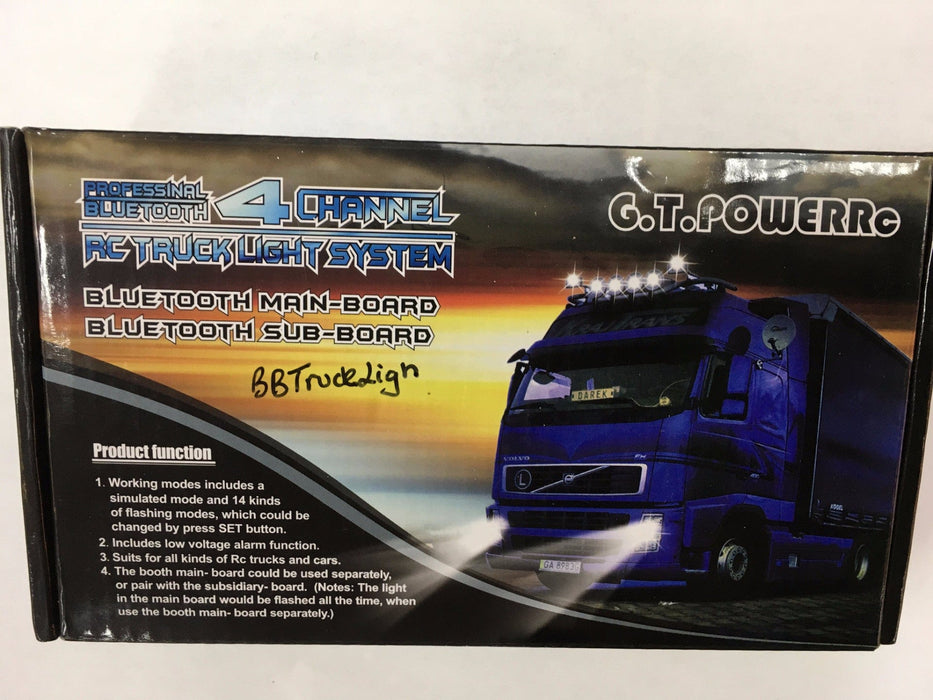 BBTRUCKLIGHT PROFESSIONAL BLUETOOTH 4-CHANNEL RC TRUCK LIGHT SYSTEM